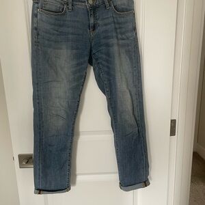 Pilcro and the Letterpress Faded Blue Jeans